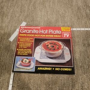 Kitchen Gourmet Granite Hot Plate